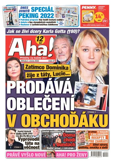 Obálka e-magazínu AHA! 2.2.2022