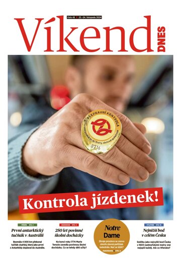 Obálka e-magazínu Víkend DNES Jižní Čechy - 23.11.2024