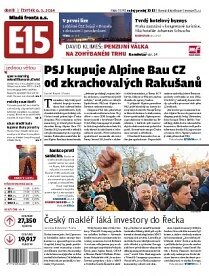 Obálka e-magazínu E15 6.3.2014