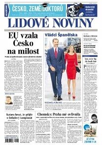 Obálka e-magazínu Lidové noviny 3.6.2014