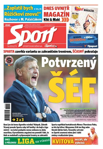 Obálka e-magazínu Sport 29.5.2015