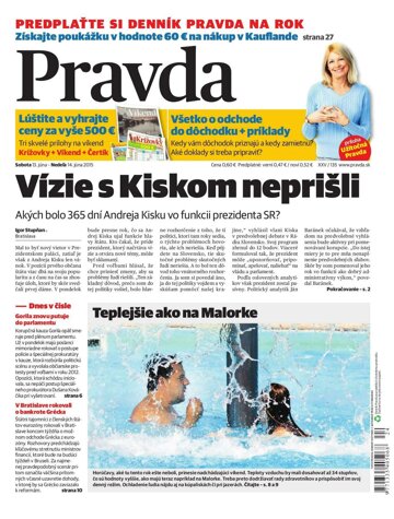 Obálka e-magazínu Pravda 13.6.2015