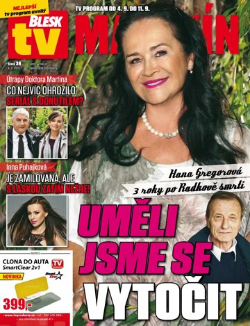 Obálka e-magazínu Blesk Tv manie 5.9.2015