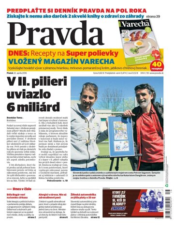 Obálka e-magazínu Pravda 22.4.2016