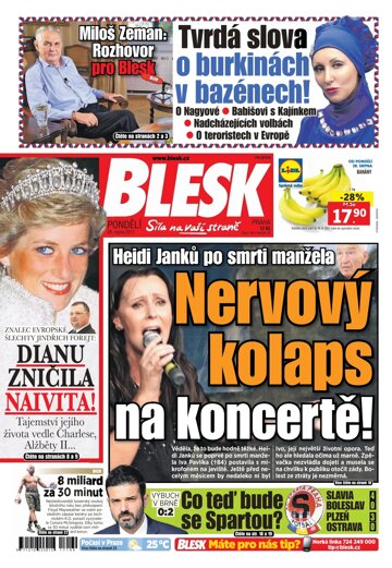 Obálka e-magazínu Blesk 28.8.2017