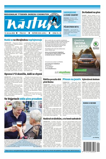 Obálka e-magazínu Nástup 24/2022