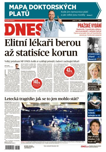 Obálka e-magazínu MF Dnes 31.1.2025