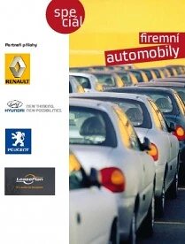 Obálka e-magazínu E15 Firemní automobily