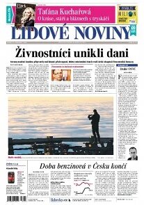 Obálka e-magazínu Lidové noviny 13.12.2013