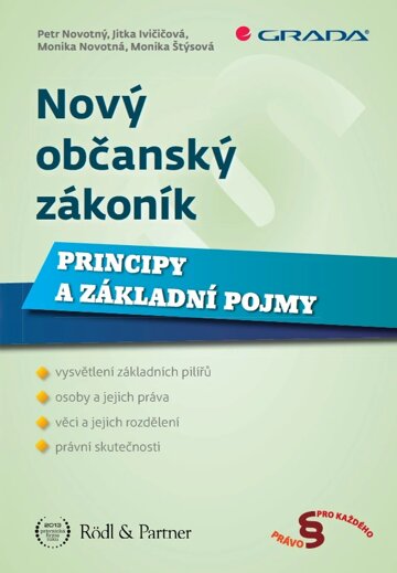 Obálka knihy Nový občanský zákoník