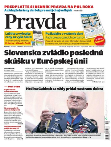 Obálka e-magazínu Pravda 17.12.2016