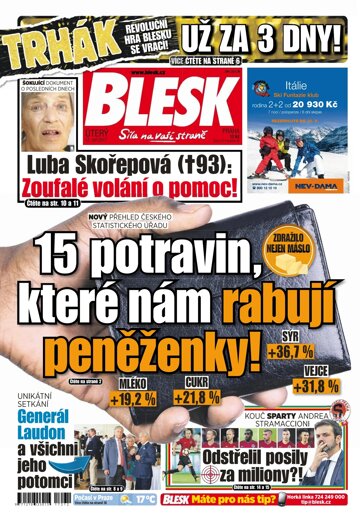 Obálka e-magazínu Blesk 12.9.2017