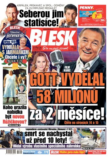 Obálka e-magazínu Blesk 8.12.2021