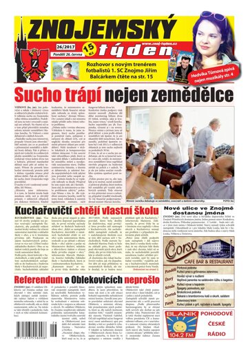 Obálka e-magazínu Znojemský týden 26/2017