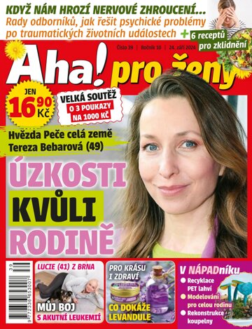 Obálka e-magazínu AHA! pro ženy 39/2024