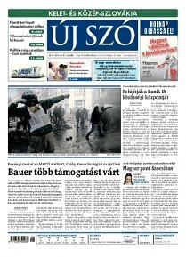 Obálka e-magazínu Új Szó 19.2.2014