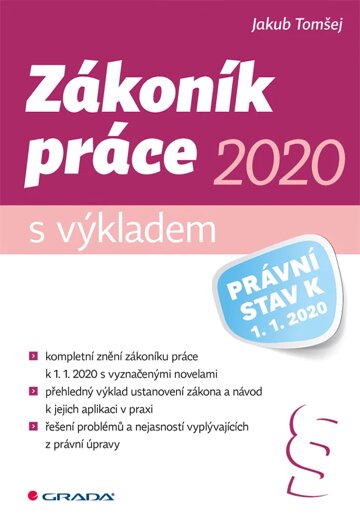 Obálka knihy Zákoník práce 2020 – s výkladem