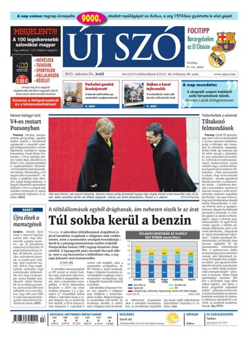 Obálka e-magazínu Új Szó 24.3.2015