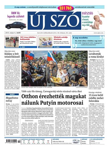 Obálka e-magazínu Új Szó 4.5.2015