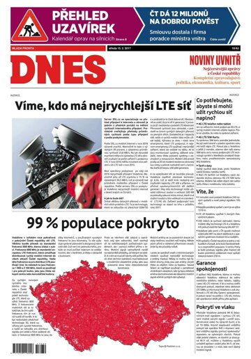 Obálka e-magazínu MF Dnes 15.2.2017