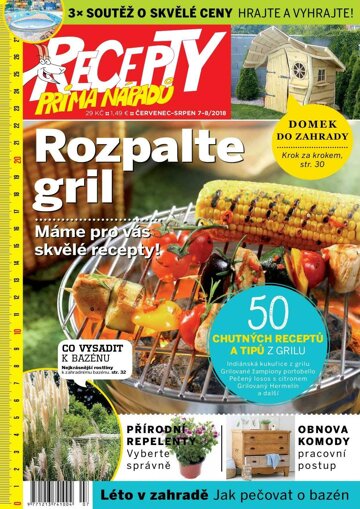 Obálka e-magazínu Recepty prima nápadů 7-8/2018