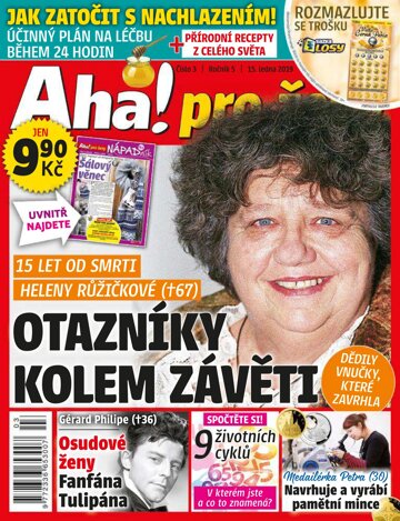 Obálka e-magazínu AHA! pro ženy 3/2018