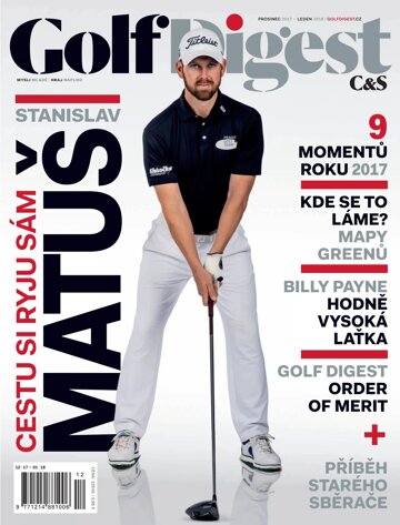 Obálka e-magazínu Golf Digest C&S 12/2017