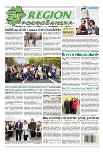 Obálka e-magazínu Region Podbořanska 18/2016