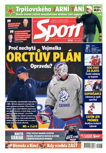 Obálka e-magazínu Sport 17.5.2023