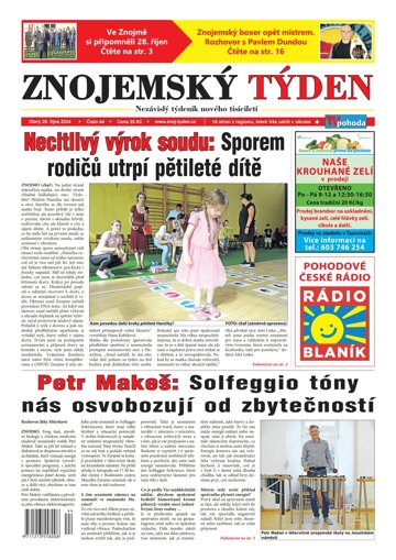 Obálka e-magazínu Znojemský týden 44/2024