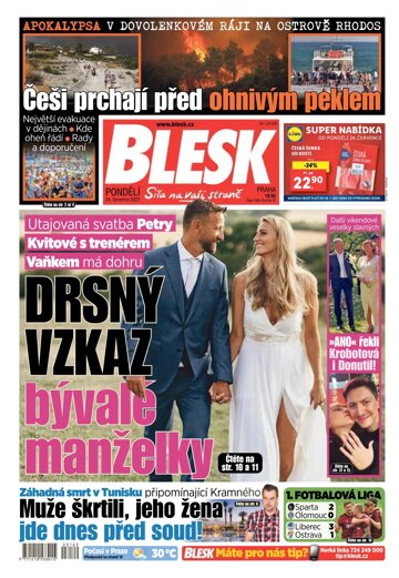 Obálka e-magazínu Blesk 24.7.2023