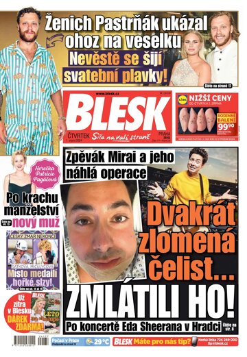 Obálka e-magazínu Blesk 1.8.2024