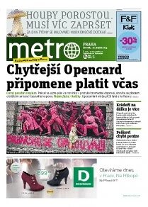 Obálka e-magazínu deník METRO 22.8.2013