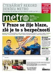 Obálka e-magazínu deník METRO 8.11.2013