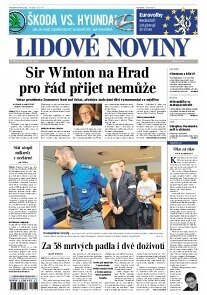 Obálka e-magazínu Lidové noviny 22.5.2014