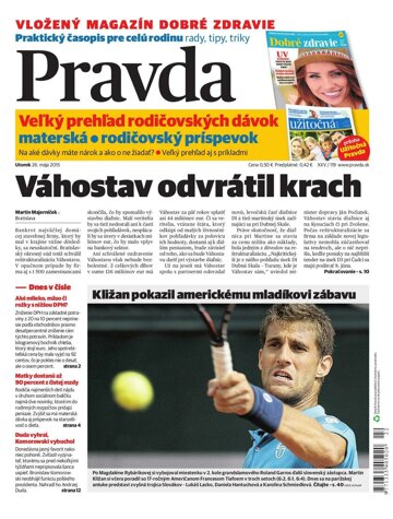 Obálka e-magazínu Pravda 26. 5. 2015