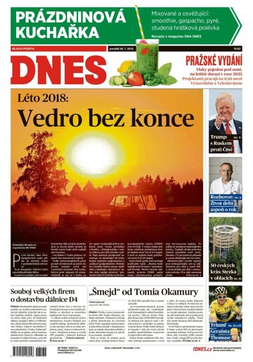 Obálka e-magazínu MF Dnes 30.7.2018