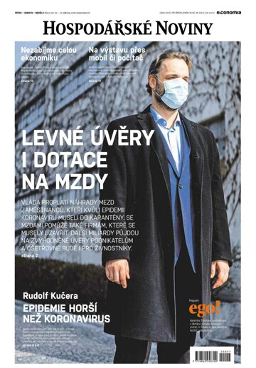 Obálka e-magazínu Hospodářské noviny 057 - 20.3.2020