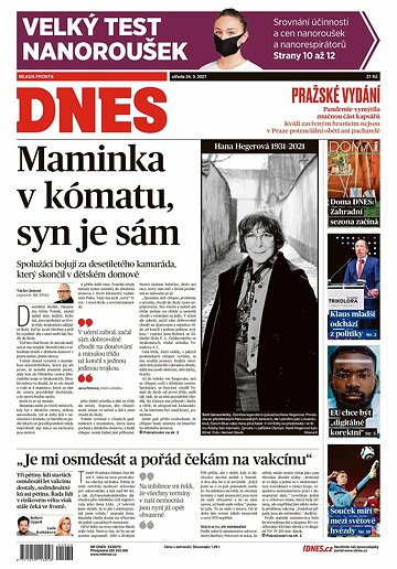 Obálka e-magazínu MF Dnes 24.3.2021