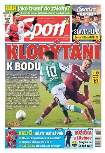 Obálka e-magazínu Sport 10.3.2022