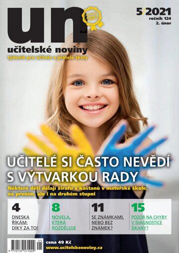 Obálka e-magazínu Učitelské noviny 5/2021