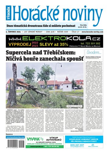 Obálka e-magazínu Horácké Noviny 27/2024