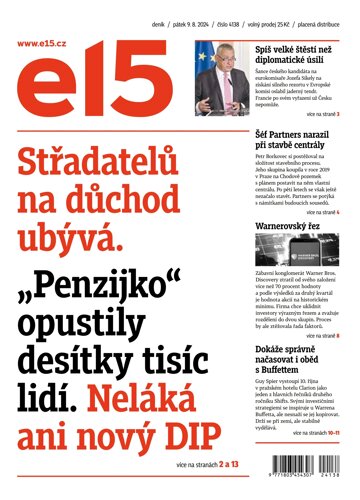 Obálka e-magazínu E15 9.8.2024