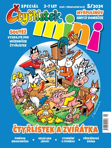 Obálka e-magazínu Čtyřlístek Mini 5/2024