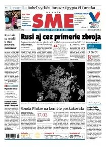 Obálka e-magazínu SME 14.11.2014