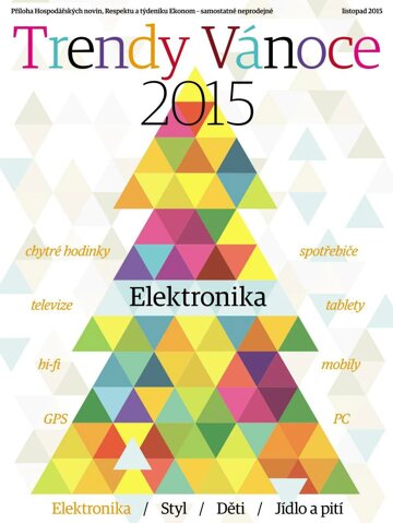 Obálka e-magazínu Hospodářské noviny - příloha 219 - 12.11.2015 Trendy Vanoce 2015