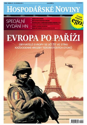 Obálka e-magazínu Hospodářské noviny 229 - 27.11.2015