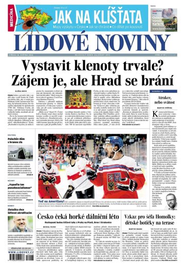 Obálka e-magazínu Lidové noviny 18.5.2016