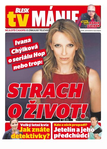 Obálka e-magazínu Blesk Tv manie 6.8.2016