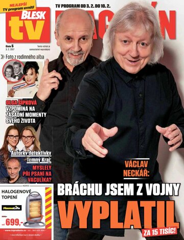 Obálka e-magazínu Příloha Blesk Tv magazín - 3.2.2017